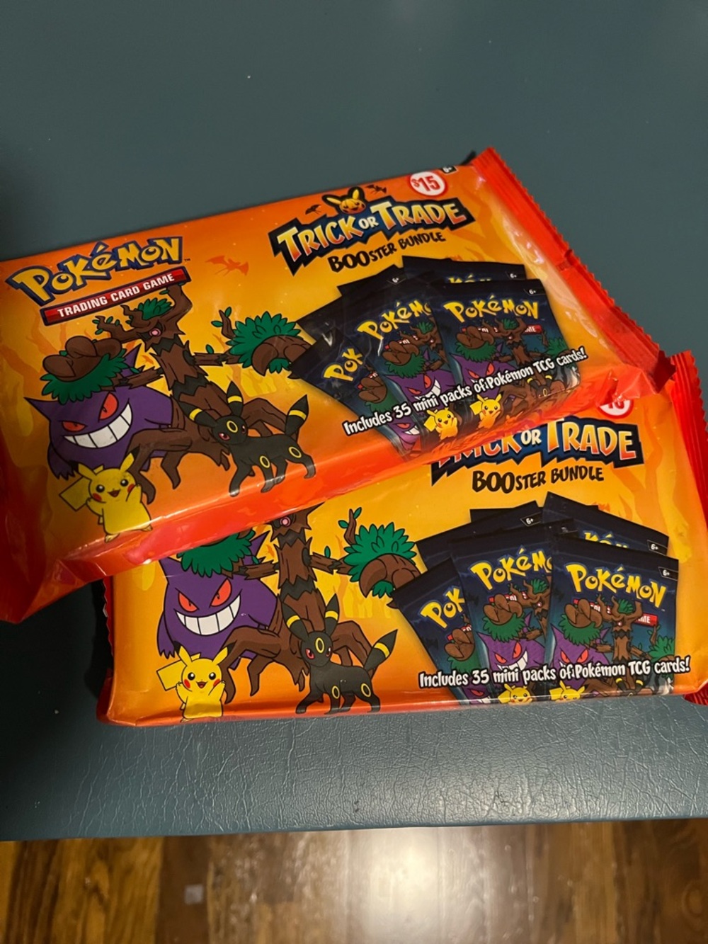 Pokemon Trick or Trade 2 pack Booster Bundle - Orange Packaging